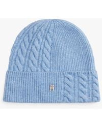 Tommy Hilfiger - Berretto Chic Morbido Con Lana - Lyst