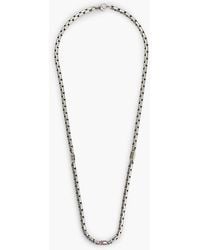 Tommy Hilfiger - 3D Flag Stainless Steel Chain-Link Necklace - Lyst