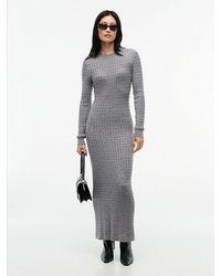 Tommy Hilfiger - Pure Wool Cable Knit Jumper Dress - Lyst