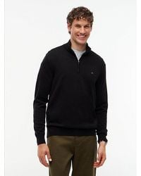 Tommy Hilfiger - Quarter Zip Mock Neck Jumper - Lyst