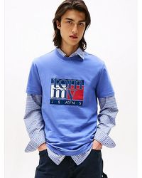 Tommy Hilfiger - Camiseta Slim Con Logo Gráfico - Lyst