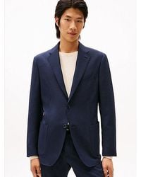 Tommy Hilfiger - Regular Fit Blazer Van Wolmix - Lyst