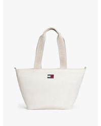 Tommy Hilfiger - Tote-Bag Mit Logomuster - Lyst