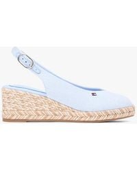 Tommy Hilfiger - Hemp Slingback Wedge Espadrilles - Lyst