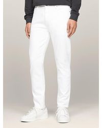 Tommy Hilfiger - Classics Dad Regular Tapered White Jeans - Lyst