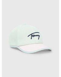 Tommy Hilfiger Baseballpet Met Ton-sur-ton Logo in het Wit | Lyst BE
