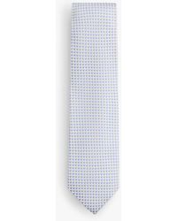 Tommy Hilfiger - Pure Silk Jacquard Micro Geometric Tie - Lyst