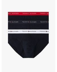 Tommy Hilfiger - Set Van 3 Slips Met Signature-Logotailleband - Lyst