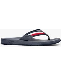 Tommy Hilfiger - Contoured Footbed Signature Tape Flip-Flops - Lyst