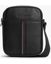 Tommy Hilfiger - Pebble Grain Crossbody Reporter Bag - Lyst