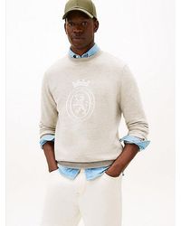 Tommy Hilfiger - Varsity Fleece Sweatshirt Met Th-Embleem - Lyst