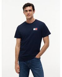 Tommy Hilfiger - Logo Slim Jersey Crew Neck T-Shirt - Lyst
