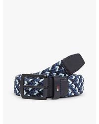 Tommy Hilfiger - Denton Gevlochten Elastische Riem - Lyst