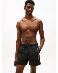 Tommy Hilfiger - Original Logo Mid Length Swim Shorts - Lyst