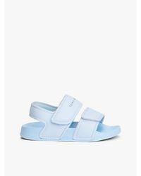 Tommy Hilfiger - Logo Double Hook And Loop Sandals - Lyst