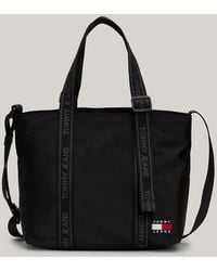Tommy Hilfiger - Essential Repeat Logo Strap Small Tote - Lyst