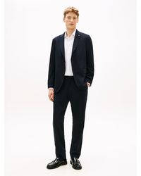 Tommy Hilfiger - Technical Twill Trousers With Wool - Lyst