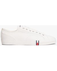 Tommy Hilfiger - Archive Flag Stripe Canvas Trainers - Lyst