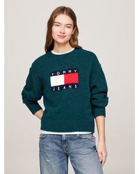 Tommy Hilfiger - Mélange Relaxed Jumper With Wool - Lyst