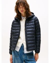 Tommy Hilfiger - Down-filled Hooded Zip-thru Jacket - Lyst