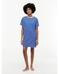 Tommy Hilfiger - Essential Stripe Relaxed T-Shirt Nightdress - Lyst