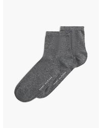 Tommy Hilfiger - 2-pack Flag Embroidery Short Socks - Lyst