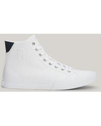 Tommy Hilfiger - Leather Essential High-top Trainers - Lyst
