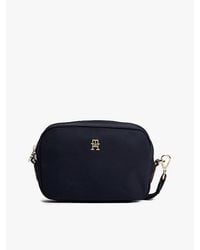 Tommy Hilfiger - Crossbody-Kameratasche Mit Gurtband-Riemen - Lyst