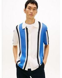 Tommy Hilfiger - Relaxed Fit Open Knit Short Sleeve Shirt - Lyst
