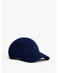 Tommy Hilfiger - Gorra De Béisbol De Pana Con Logo - Lyst