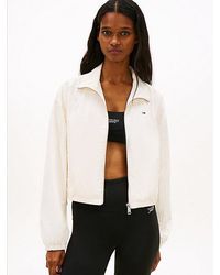 Tommy Hilfiger - Water Repellent Tie Side Zip-Thru Jacket - Lyst