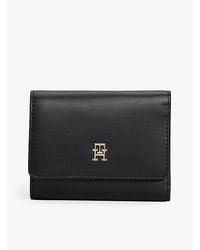 Tommy Hilfiger - Cartera Trifold Con Monograma Th - Lyst