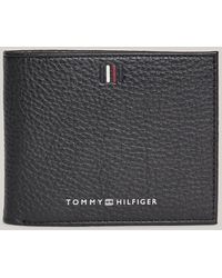 Tommy Hilfiger - Leather Bifold Small Credit Card Wallet - Lyst