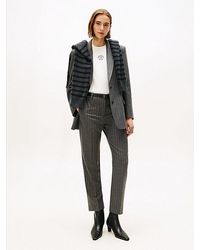 Tommy Hilfiger - Rechte Slim Fit Broek Met Krijtstreep - Lyst