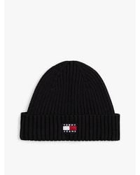 Tommy Hilfiger - Heritage Logo Rib-Knit Beanie - Lyst