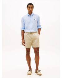 Tommy Hilfiger - Dover Linen Blend Regular Fit Chino Shorts - Lyst