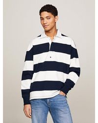 Tommy Hilfiger - Relaxed Fit Langarm-Rugby-Poloshirt - Lyst