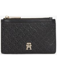 Tommy Hilfiger - Hilfiger Icon Debossed Credit Card Holder - Lyst