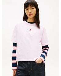 Tommy Hilfiger - Tommy Badge Boxy Crew Neck T-Shirt - Lyst