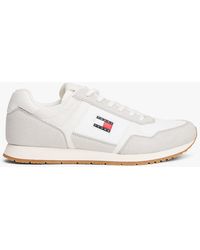 Tommy Hilfiger - Sneakers Con Mix Di Texture - Lyst