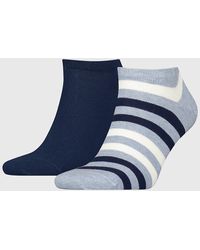 Tommy Hilfiger - 2-pack Duo Stripe Trainer Socks - Lyst
