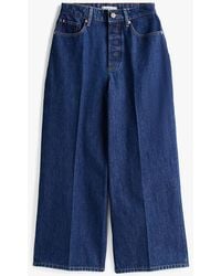 Tommy Hilfiger - Adaptive High Rise Wide Leg Ankle Jeans - Lyst