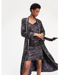 Tommy Hilfiger Zendaya Nachthemd Met Sterrenbeeldenprint - Zwart
