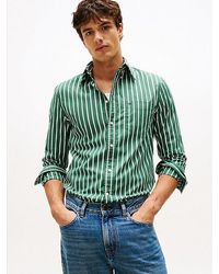 Tommy Hilfiger - Th Flex Regular Fit Overhemd Met Strepen - Lyst
