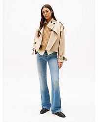 Tommy Hilfiger - Medium Rise Bootcut Jeans Met Fading - Lyst