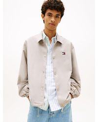 Tommy Hilfiger - Logo Twill Overshirt - Lyst