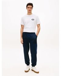 Tommy Hilfiger - Mixed Texture Cuffed Leg Joggers - Lyst