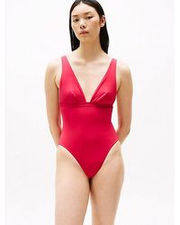 Tommy Hilfiger - Badpak Met Ton-Sur-Ton Logo - Lyst