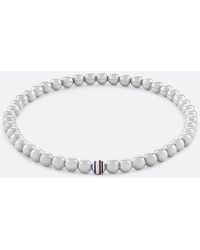 Tommy Hilfiger - Stainless Steel Signature Bead Bracelet - Lyst