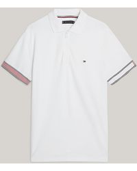 Tommy Hilfiger - Adaptive Tipped Cuffs Slim Fit Polo - Lyst
